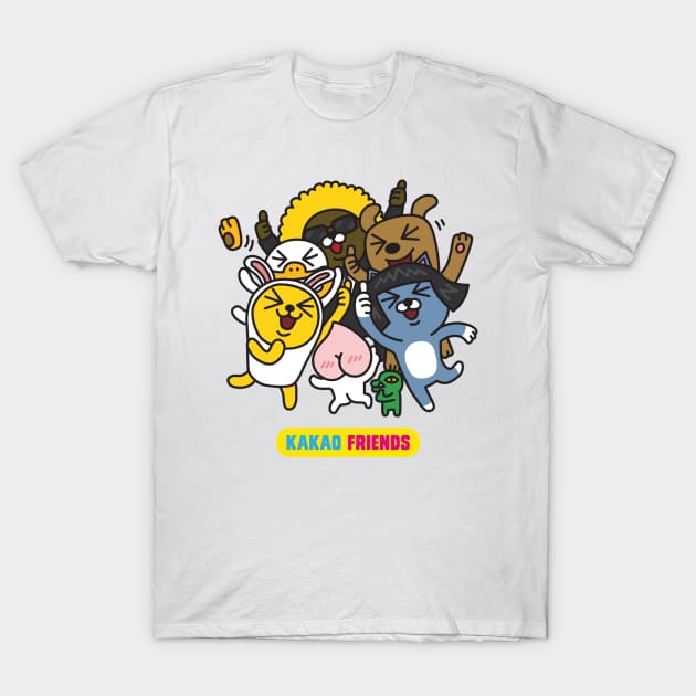 KakaoTalk Friends T-Shirt by icdeadpixels